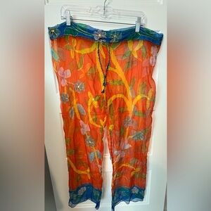 RE Sheer Wide Leg Swim Cover Up